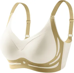 2025 Seamless Wireless Bra for Women Colorblock Padded Adjustable Strappy Bralette Sexy Sport Comfort Bras