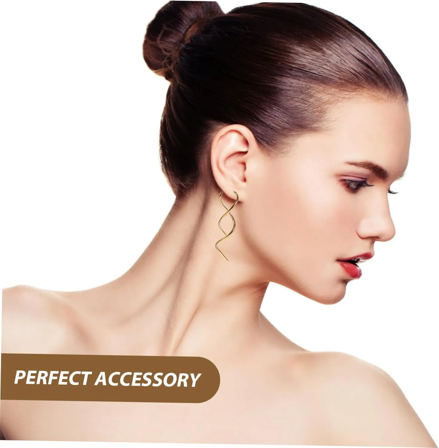 2pcs Simple Earrings Stylish Earrings Spiral Earrings for Women Earrings Dangling Women Earrings Dangle