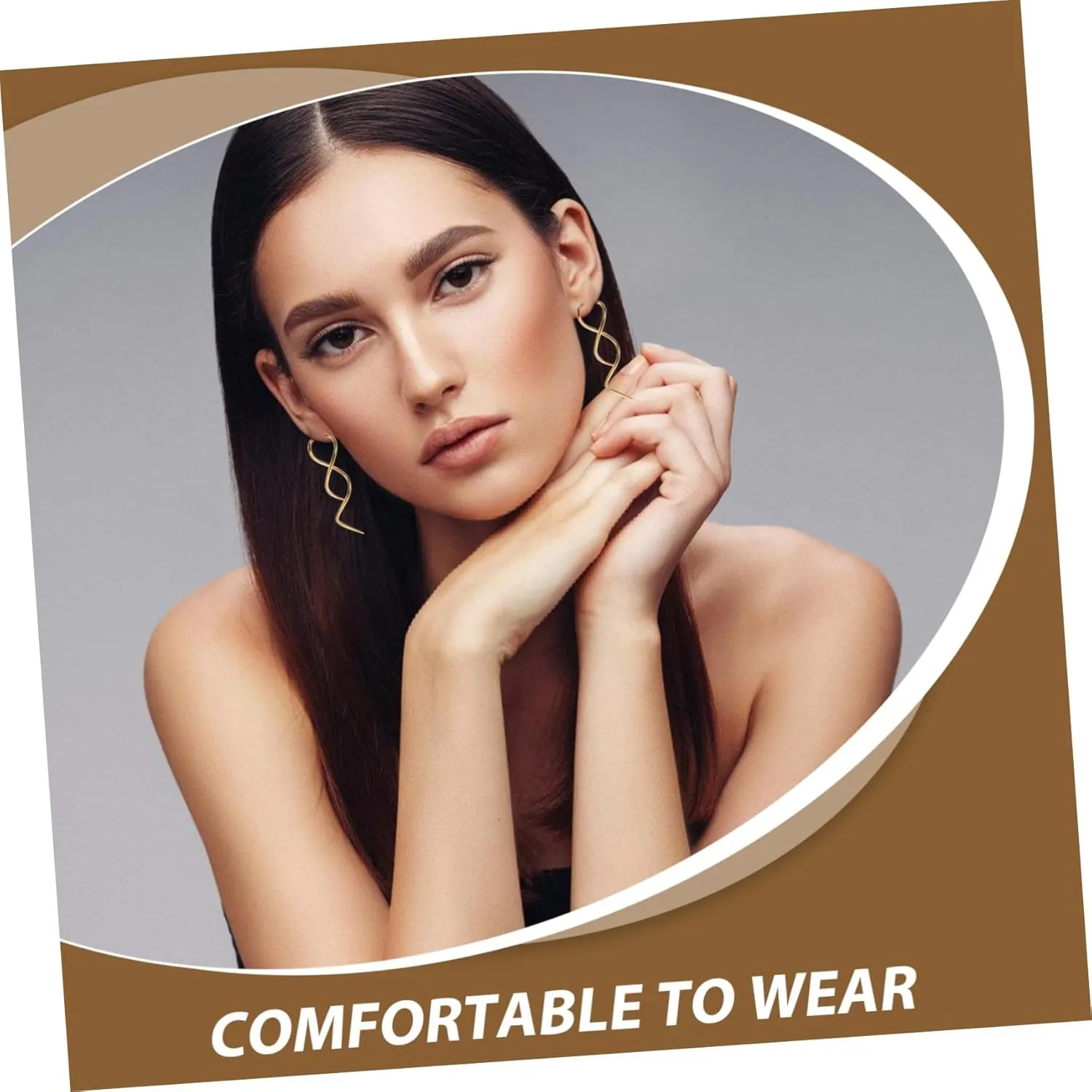 2pcs Simple Earrings Stylish Earrings Spiral Earrings for Women Earrings Dangling Women Earrings Dangle