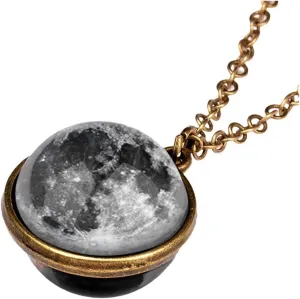 925 Sterling Silver Globe Pendant Necklace for Women,Vintage Universe Planet Necklace for Gril Party Prom Jewelry Accessories
