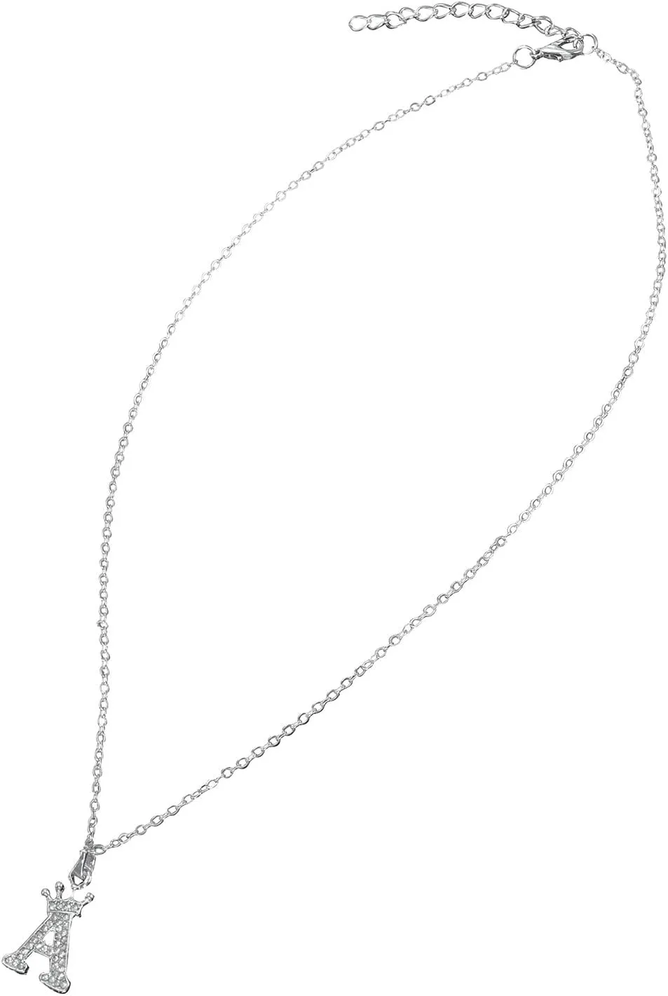 925 Sterling Silver Gold Plated Pendant Necklace for Women Initials Letter Necklace for Gril Party Prom Accessories for Her
