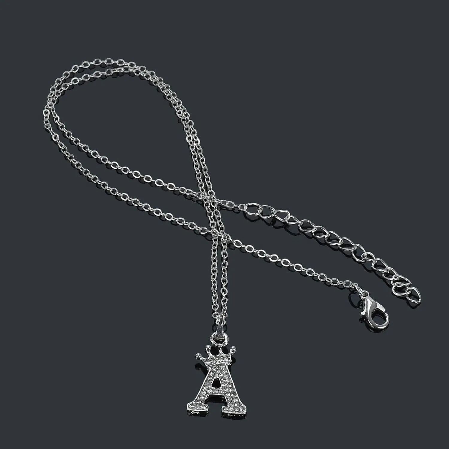 925 Sterling Silver Gold Plated Pendant Necklace for Women Initials Letter Necklace for Gril Party Prom Accessories for Her