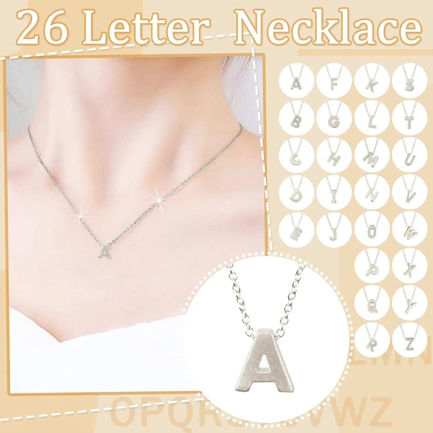 925 Sterling Silver Necklaces for Women,Stackable Initial Alphabet Pendant Necklaces Trendy Gold Choker Jewelry Gifts for Mom