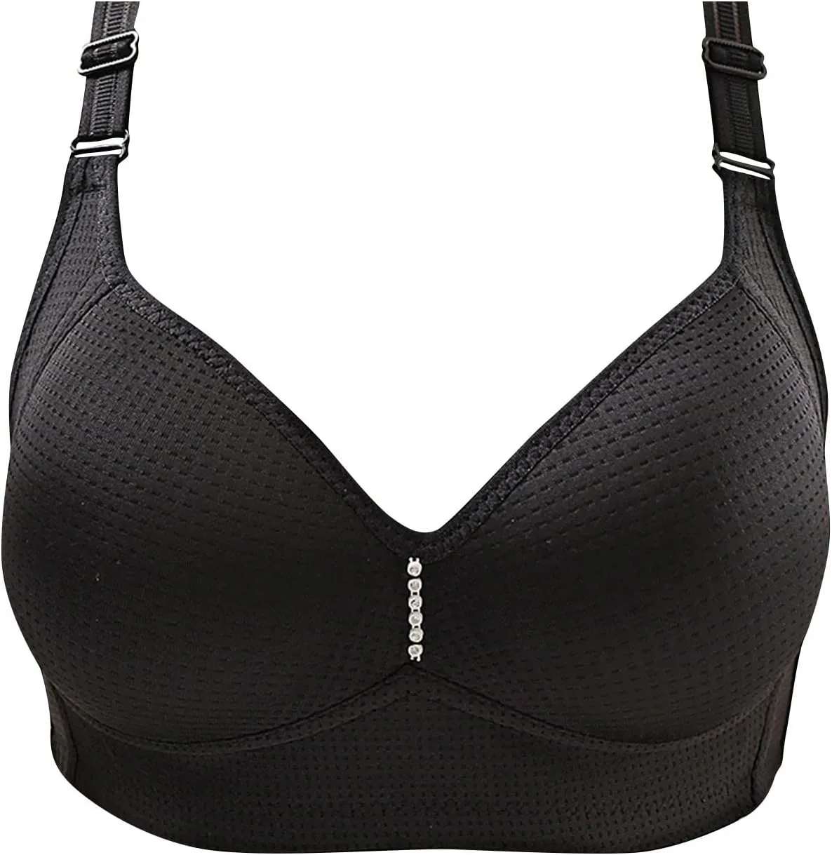 Adjustable Shoulder Straps Bra for Women,Unlined Non Padded Lace Plus Size Bras Figure Bras Sagging Bra Underwear