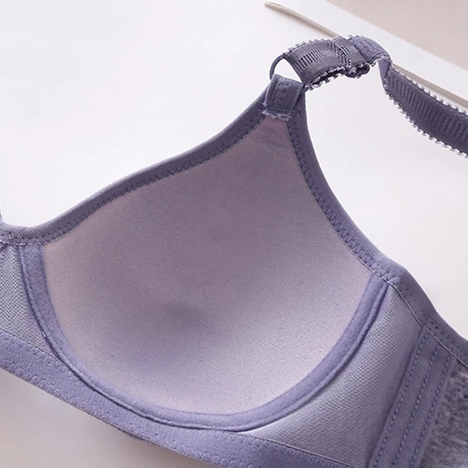 Adjustable Shoulder Straps Bra for Women,Unlined Non Padded Lace Plus Size Bras Figure Bras Sagging Bra Underwear