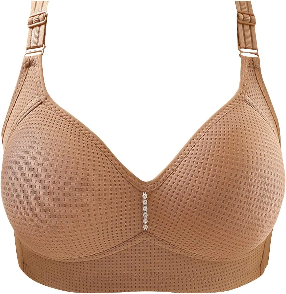 Adjustable Shoulder Straps Bra for Women,Unlined Non Padded Lace Plus Size Bras Figure Bras Sagging Bra Underwear