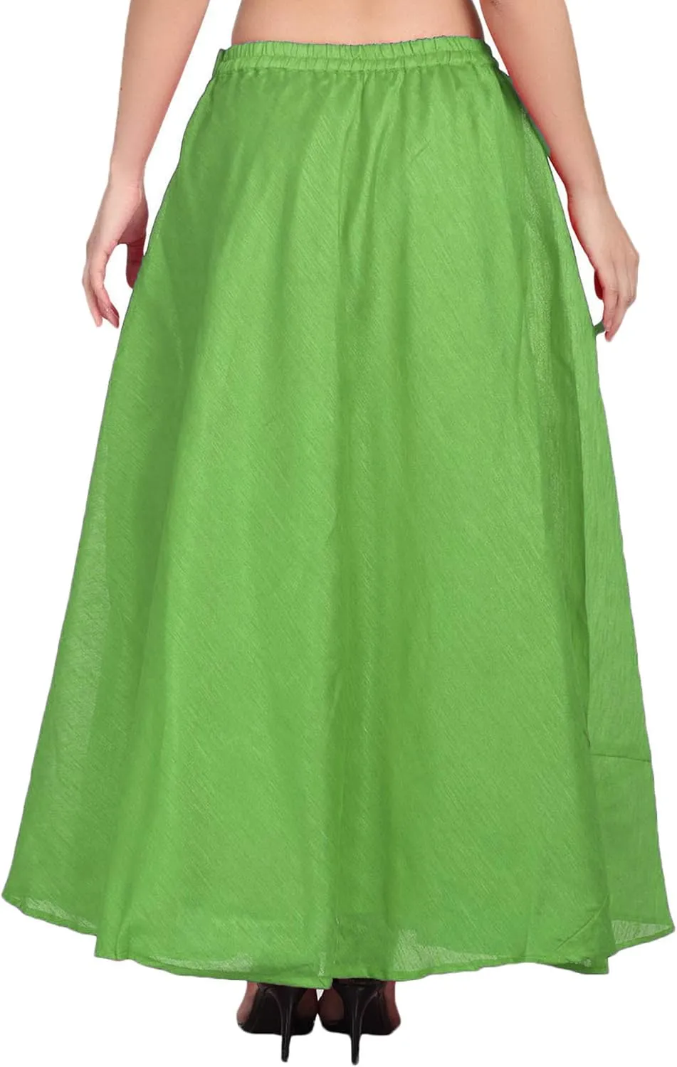ANANYA FASHION & CRAFTS HUB Solid Readymade Skirt Dupion Beach Wear for Women Maxi Skirt Lehenga Summer Wear