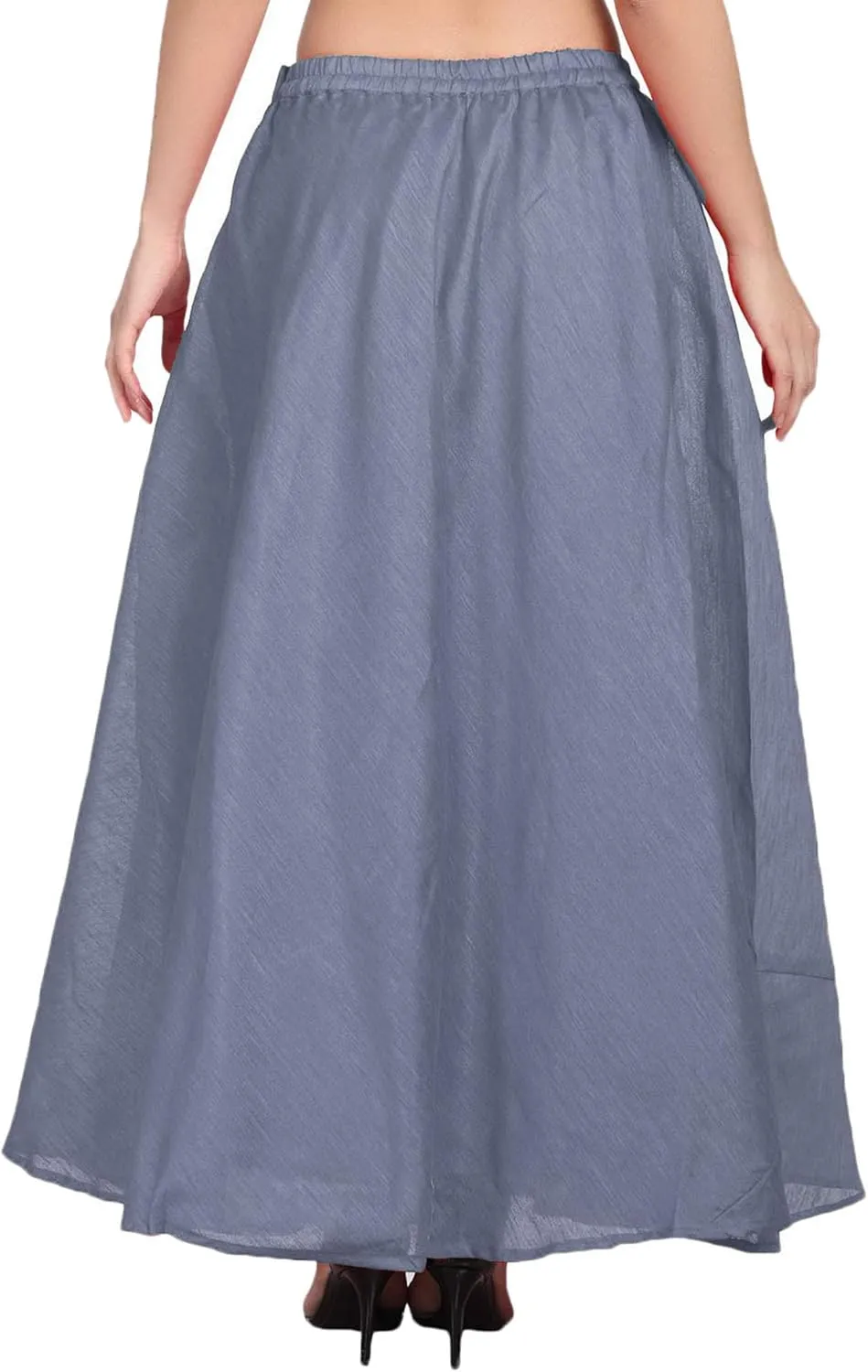 ANANYA FASHION & CRAFTS HUB Solid Readymade Skirt Dupion Beach Wear for Women Maxi Skirt Lehenga Summer Wear