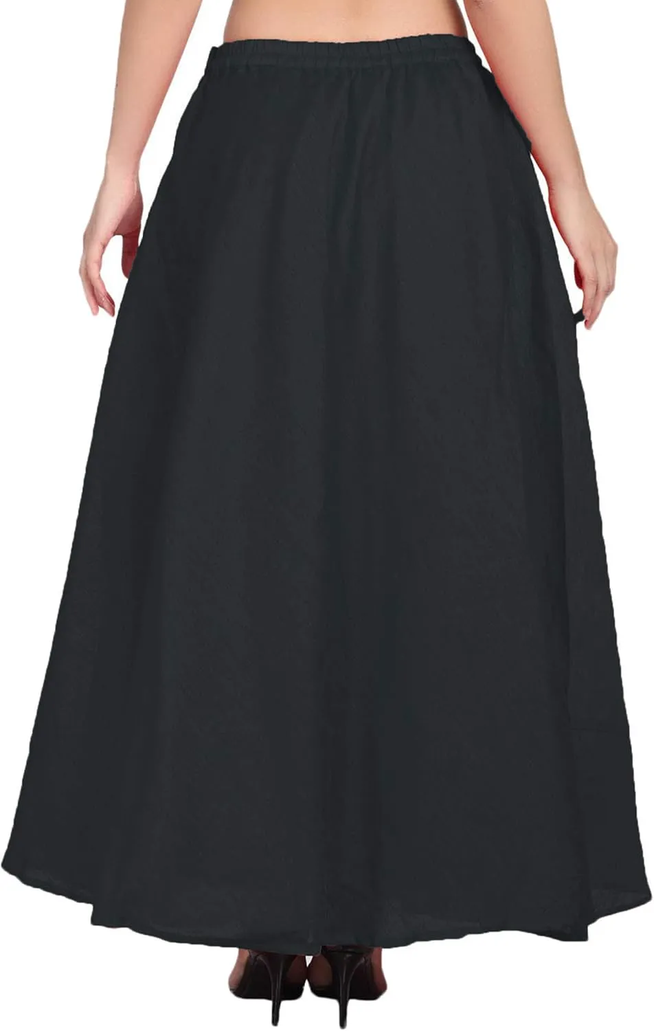ANANYA FASHION & CRAFTS HUB Solid Readymade Skirt Dupion Beach Wear for Women Maxi Skirt Lehenga Summer Wear