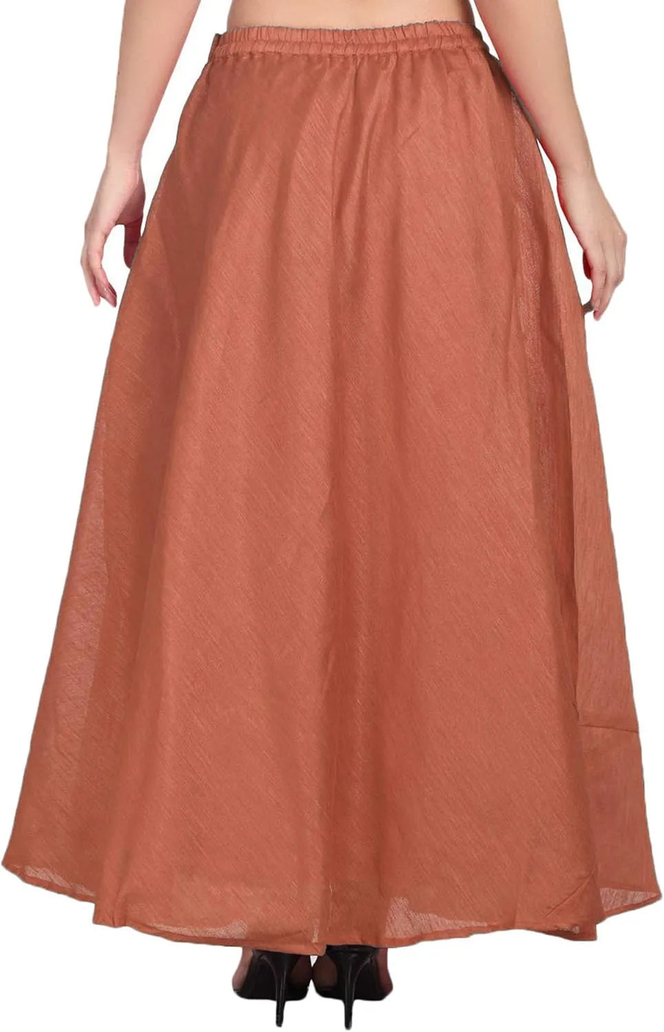 ANANYA FASHION & CRAFTS HUB Solid Readymade Skirt Dupion Beach Wear for Women Maxi Skirt Lehenga Summer Wear