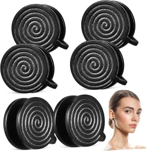 Beaupretty 3Pairs Non Pierced Spiral Earrings for Women Statement Ear Clips Durable Stainless Steel Design for Everyday Wear