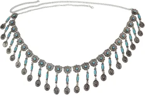 Body Chain Dance Costume Accessories Vintage Women's Waist Chain