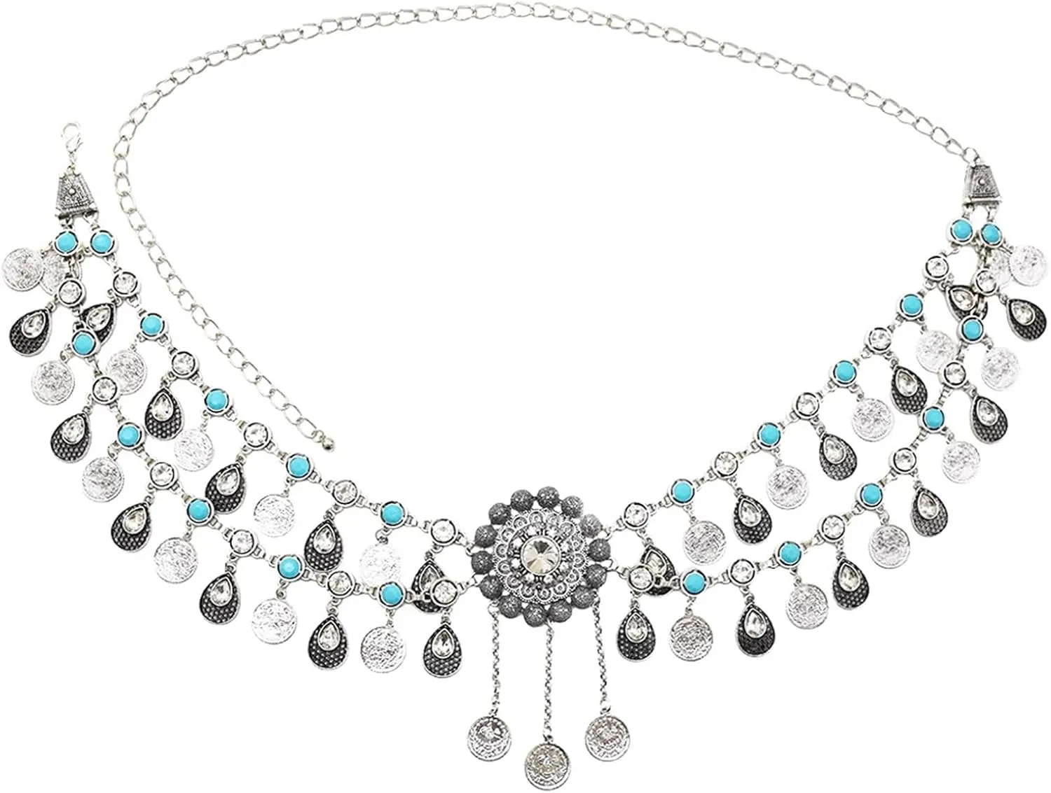 Bohemian Ethnic Vintage Body Chain Accessories Beading