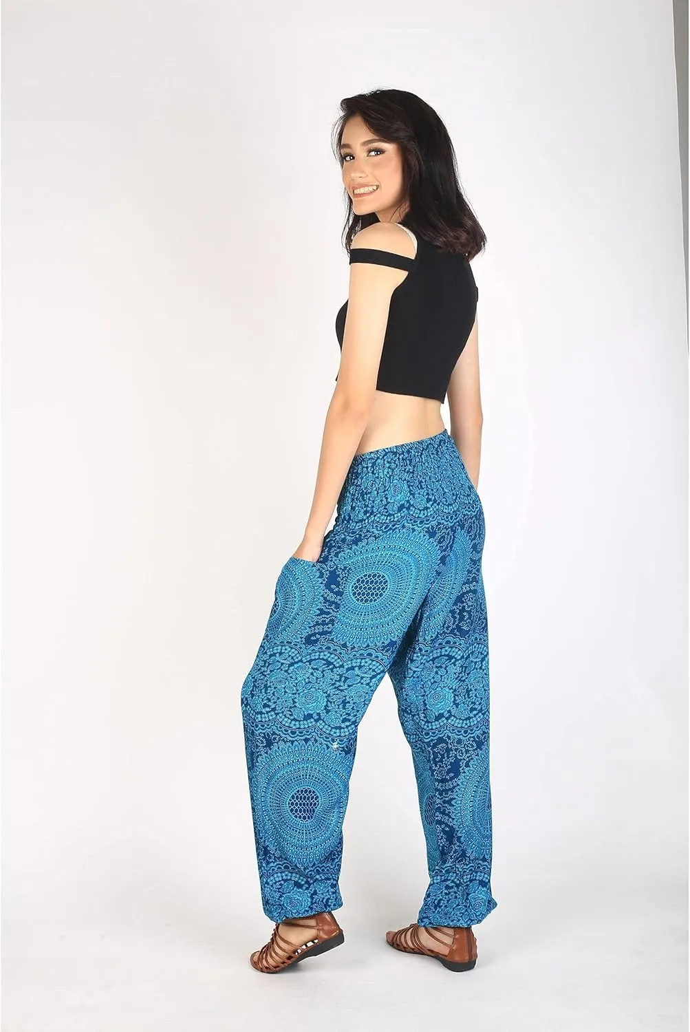 Boho Pants Harem Pants Yoga Trousers for Woman Bohemian Beach Pants