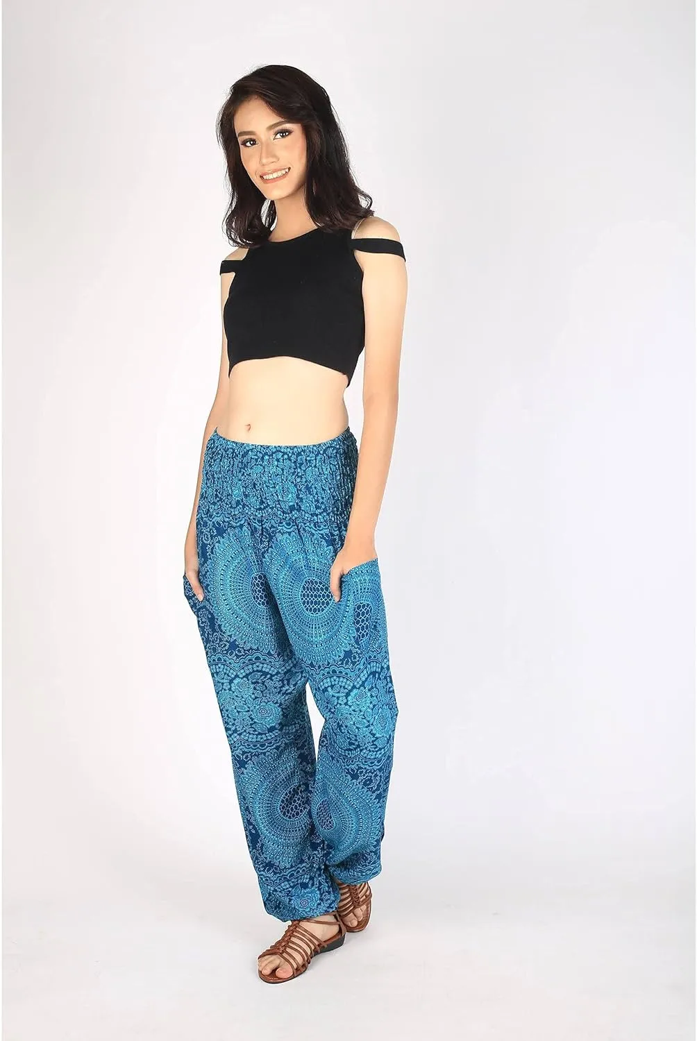 Boho Pants Harem Pants Yoga Trousers for Woman Bohemian Beach Pants