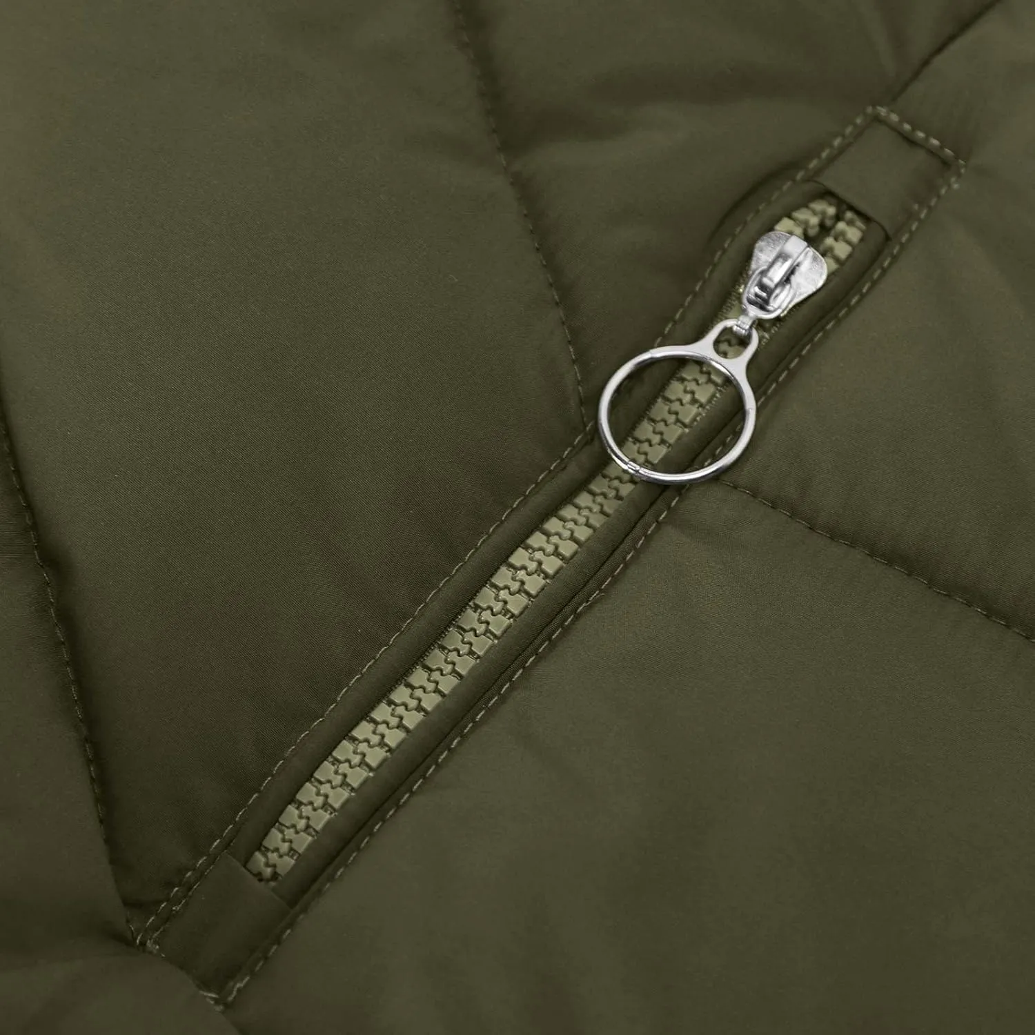 Borniu Women's Warm Winter Puffer Coat Thicken Fleece Lined Down Jacket Quilted Puffer Jacket Hooded Outerwear