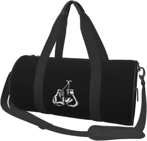 Boxing Gloves Convertible Garment Bag with Shoulder Strap, Carry on Garment Duffel Bag for Men Women - Rolling Foldable for Travel Luggage Bags (Black)