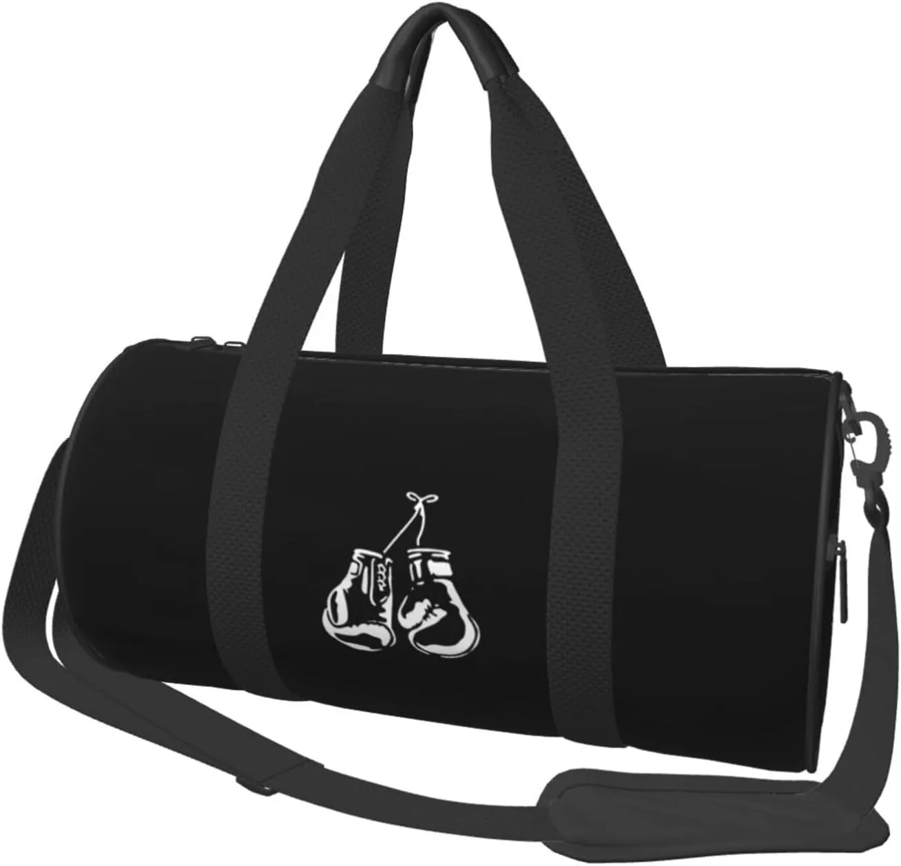 Boxing Gloves Convertible Garment Bag with Shoulder Strap, Carry on Garment Duffel Bag for Men Women - Rolling Foldable for Travel Luggage Bags (Black)