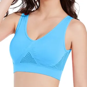 Breathable Cool Liftup Air Bra, 2025 New Sports Bras Large Size Air Bra, Comfortable Mesh Sports Bras for Women