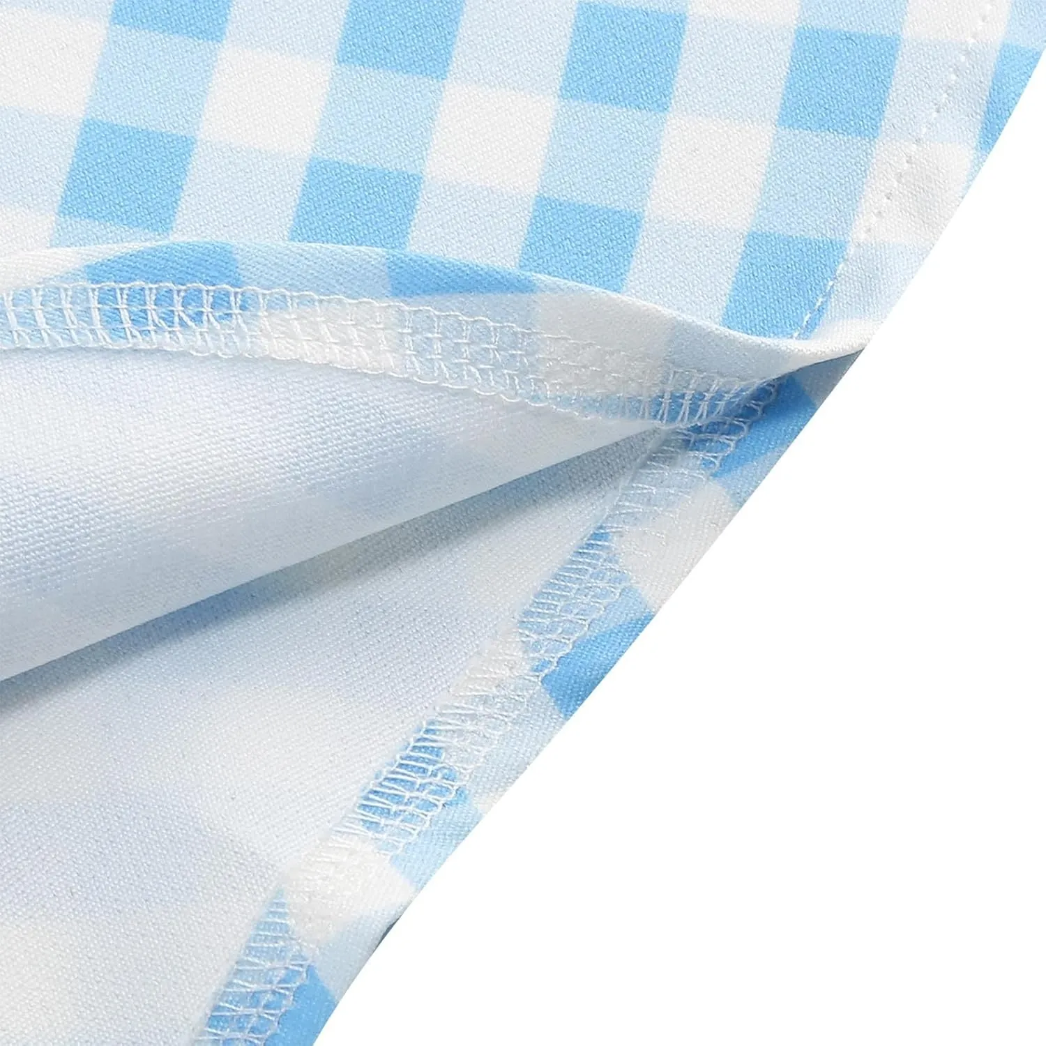 Button Front CheckeDress for Women V Neck Sleeveless A Line Summer Vacation Beachwear 2025 Casual Day Out