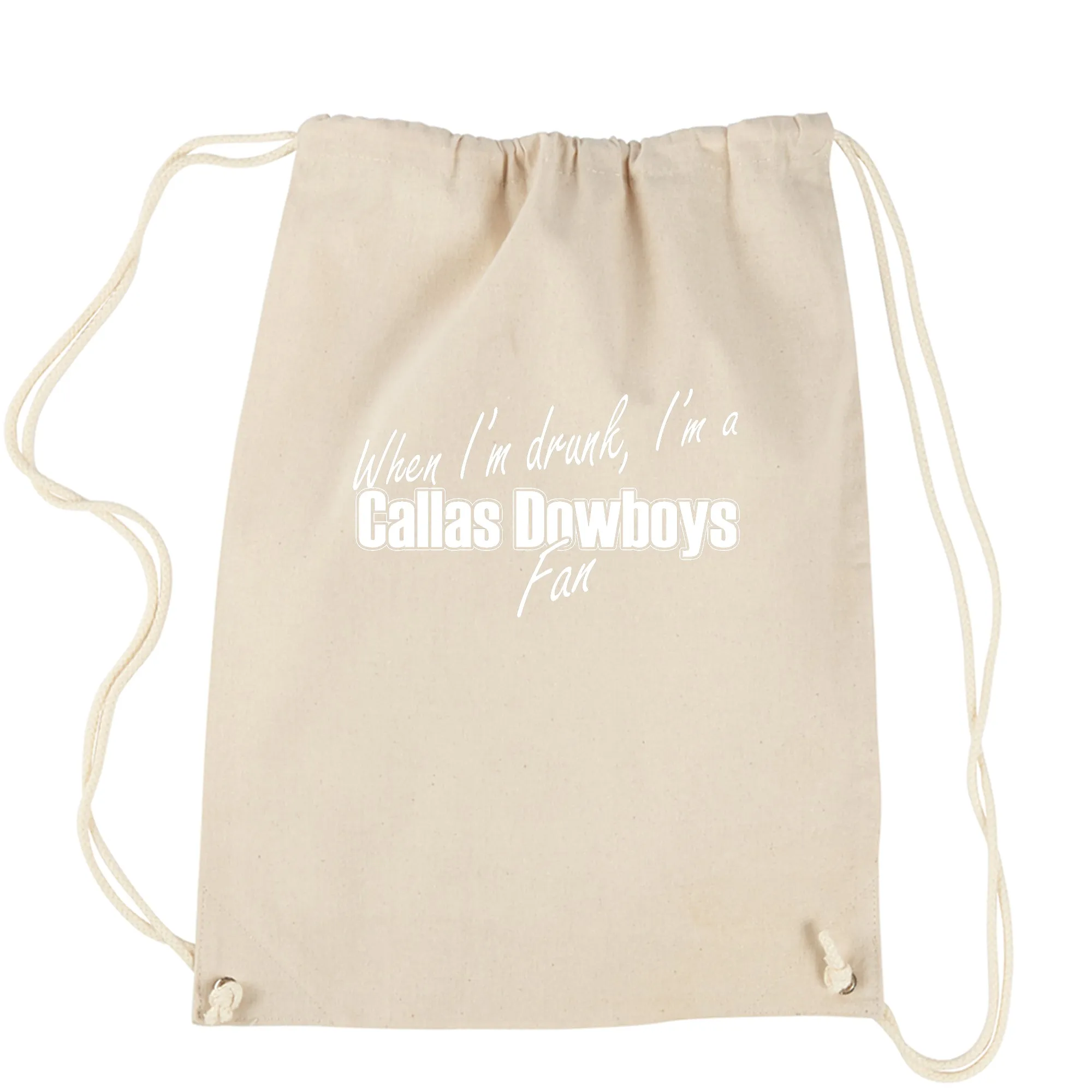 Callas Dowboys Funny Parody Drawstring Backpack