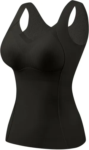 Cami Shaper for Women Tummy Control Built in Bra Camisole Seamless Compression Tank Top 2025 Shapewear Body Shaper