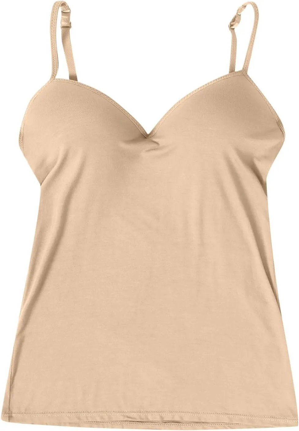 Camisole Tops for Women Built in Bra Spaghetti Strap Workout Yoga Shirts Basic Padded Tank Tops 2025 Summer Clothes