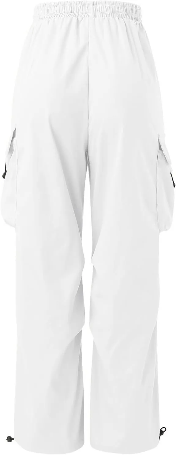 Cargo Pants for Men Baggy Parachute Pants Men Elastic Waist Harem Pants Y2k Sweatpants Lightweight Streetwear Pants
