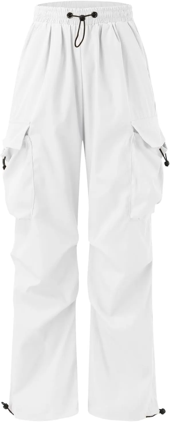 Cargo Pants for Men Baggy Parachute Pants Men Elastic Waist Harem Pants Y2k Sweatpants Lightweight Streetwear Pants