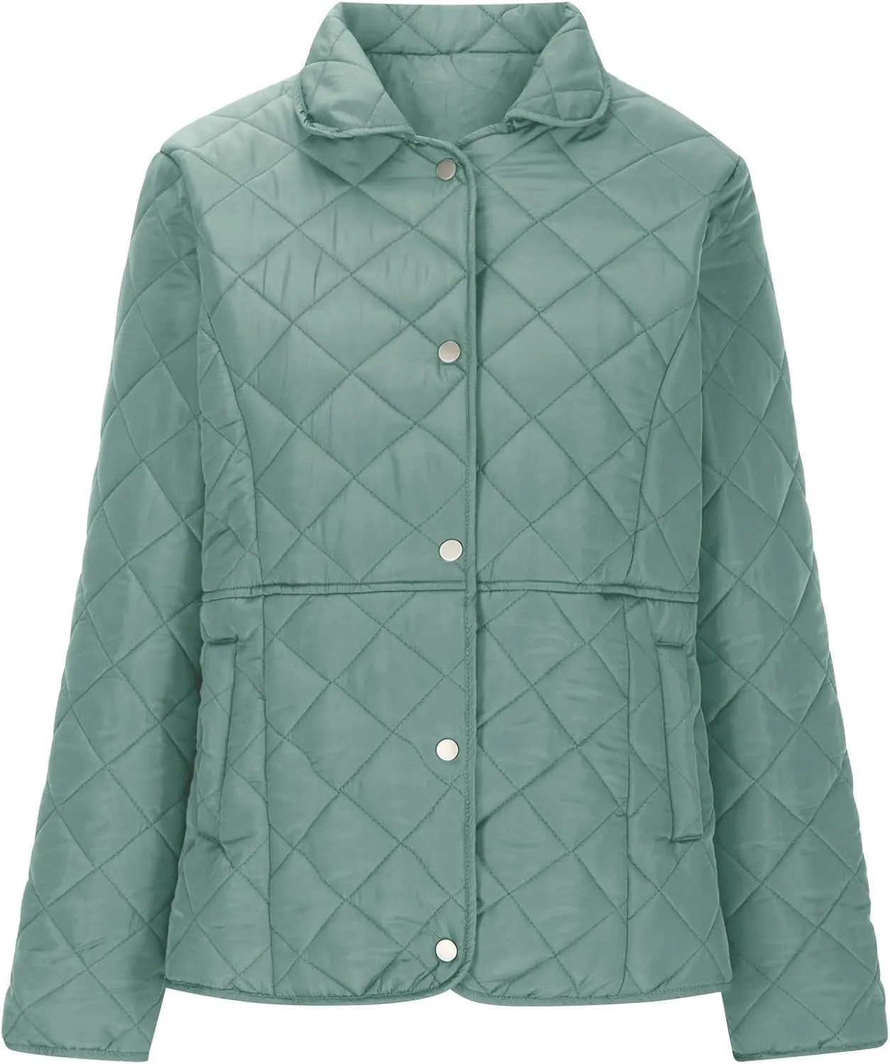 Ceboyel Women'S Quilted Barn Jackets 2024 Trendy Puffy Coats Quilted Bomber Jacket Lightweight Warm Winter Outerwear Clothing