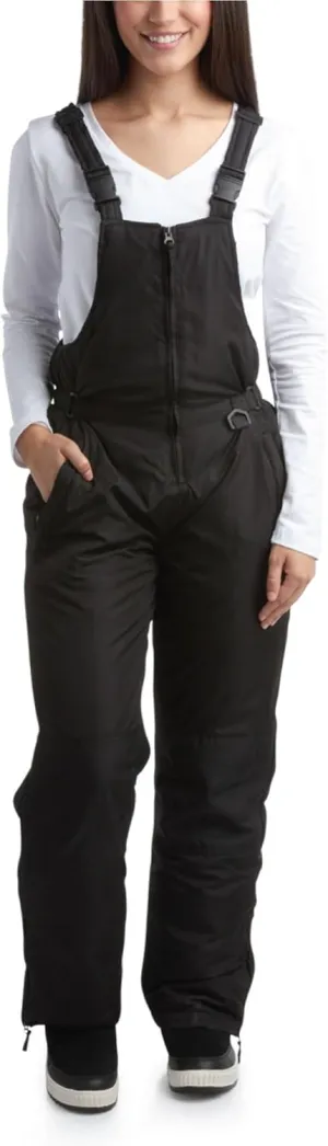 Cherokee Women's Insulated Snow Bib - Water Resistant Ski Overall Pants (S-3XL)