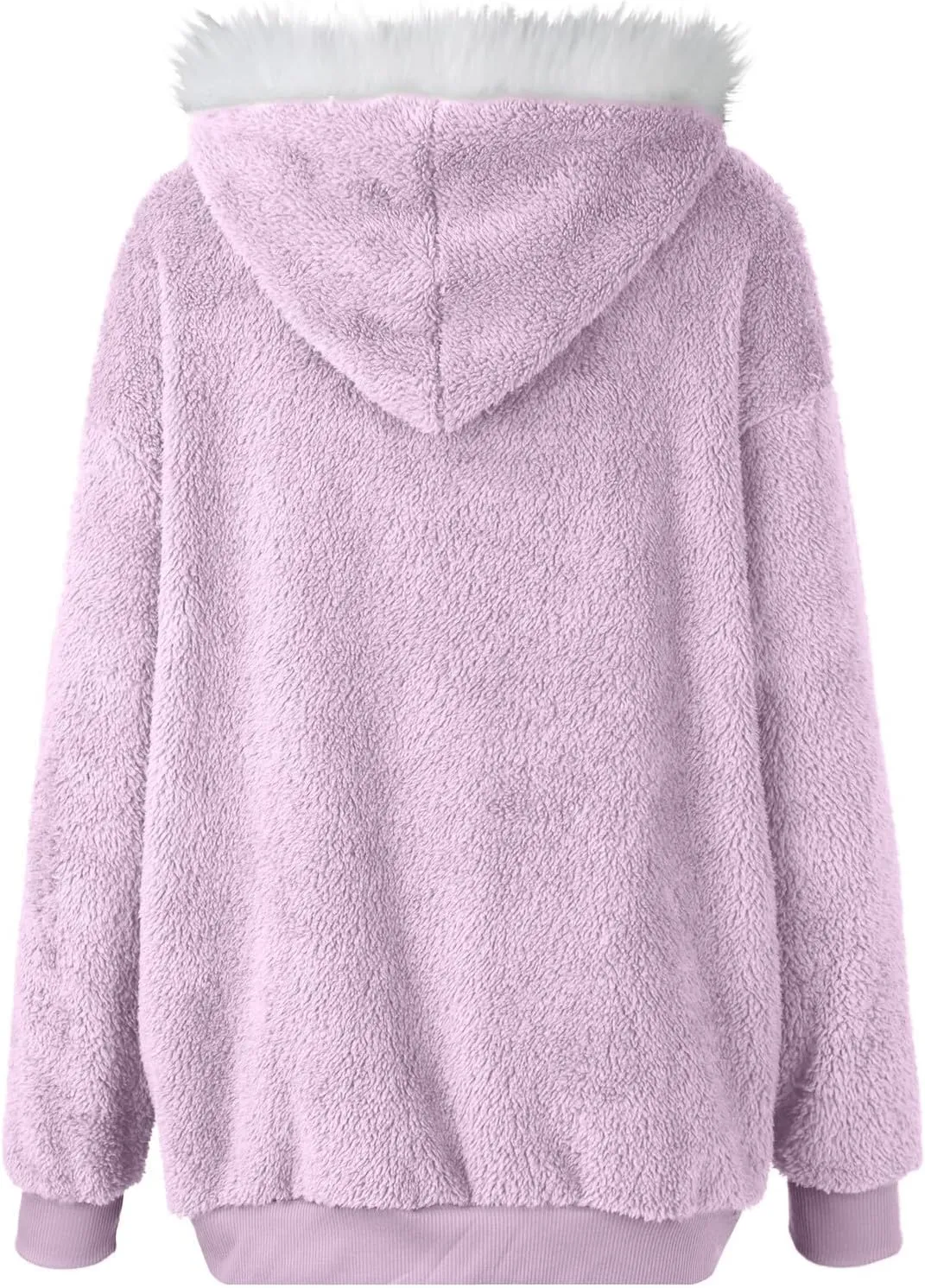 ChicCrate 2025 Womens Fuzzy Fleece Zip Up Jacket Sherpa Hoodies Winter Coats Trendy Warm Clothes Casual Pullover