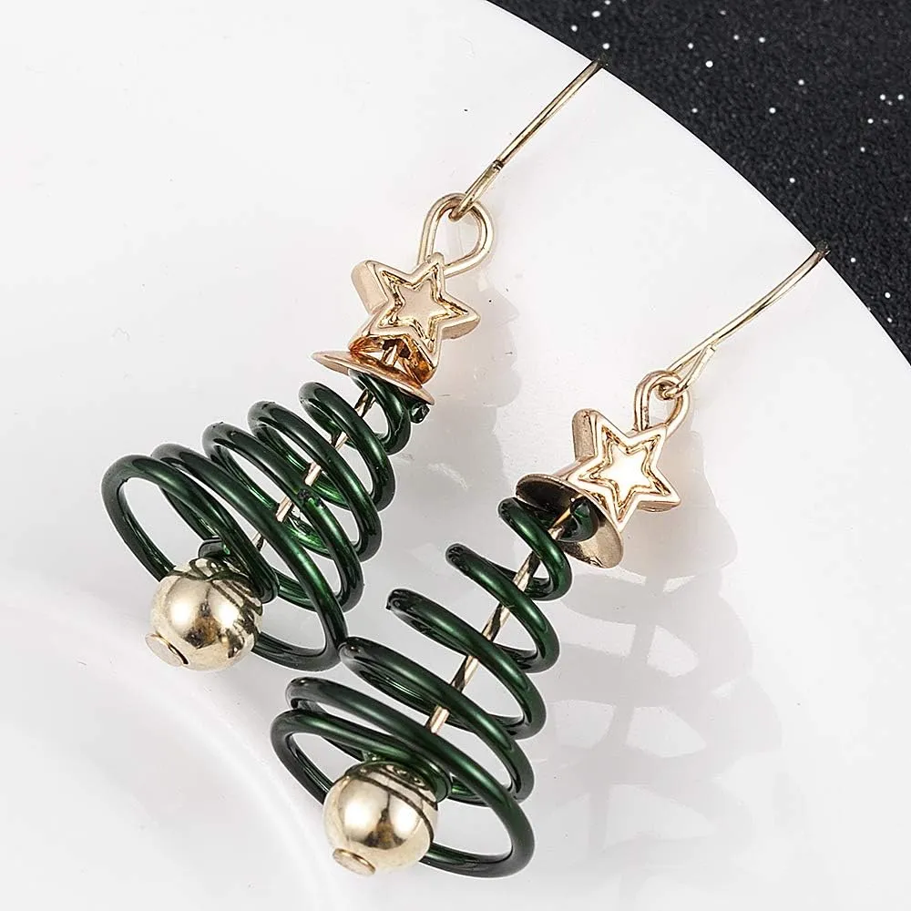 Christmas Earrings Gifts for Women Stocking Stuffers Holiday Earrings Bow Bell Candy Santa Claus Reindeer Earrings Christmas Tree Cake Earrings Bulk Christmas Jewelry Gifts