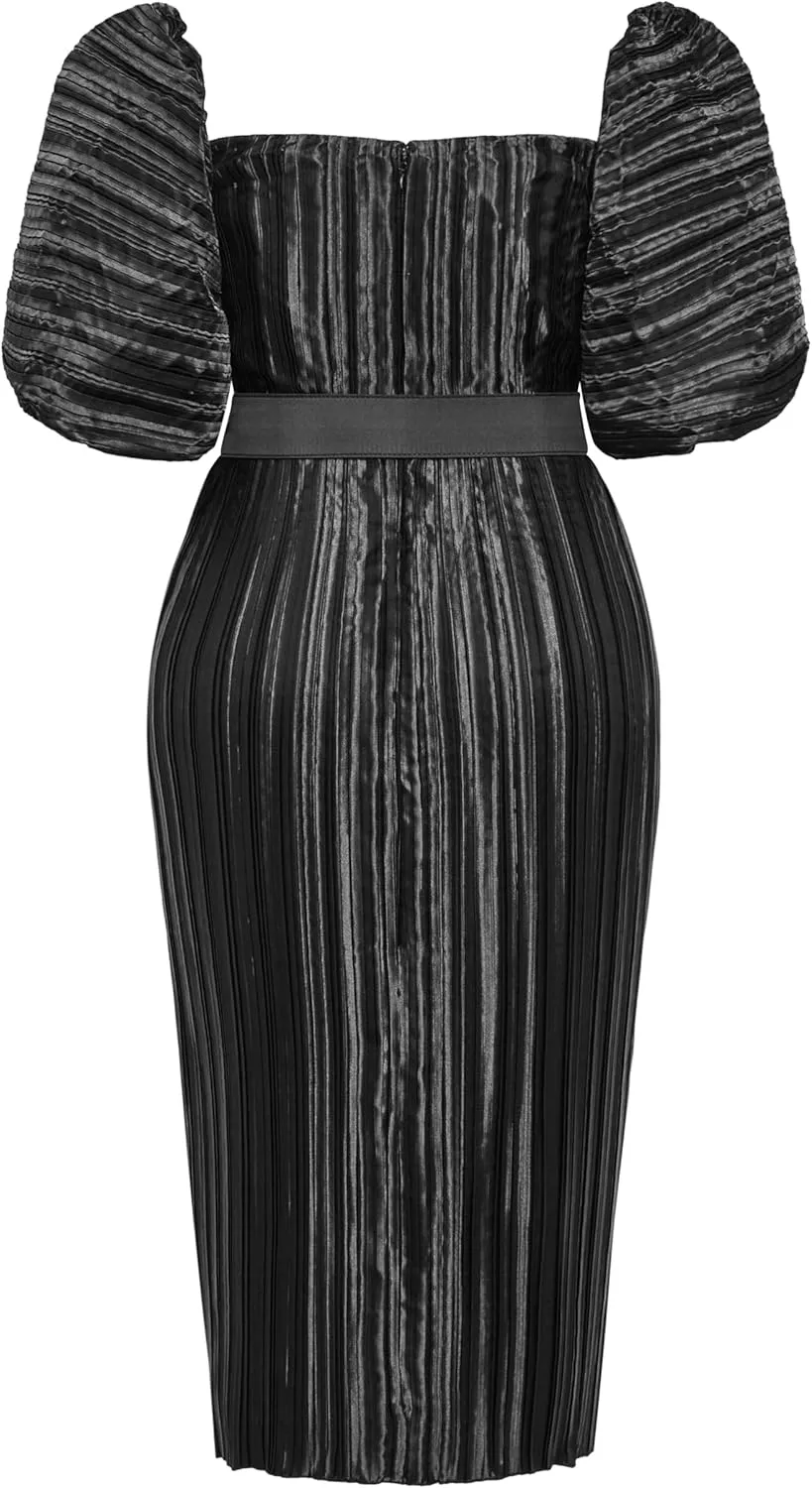 City Chic Women's Plus Size Dress - Krista Pleat