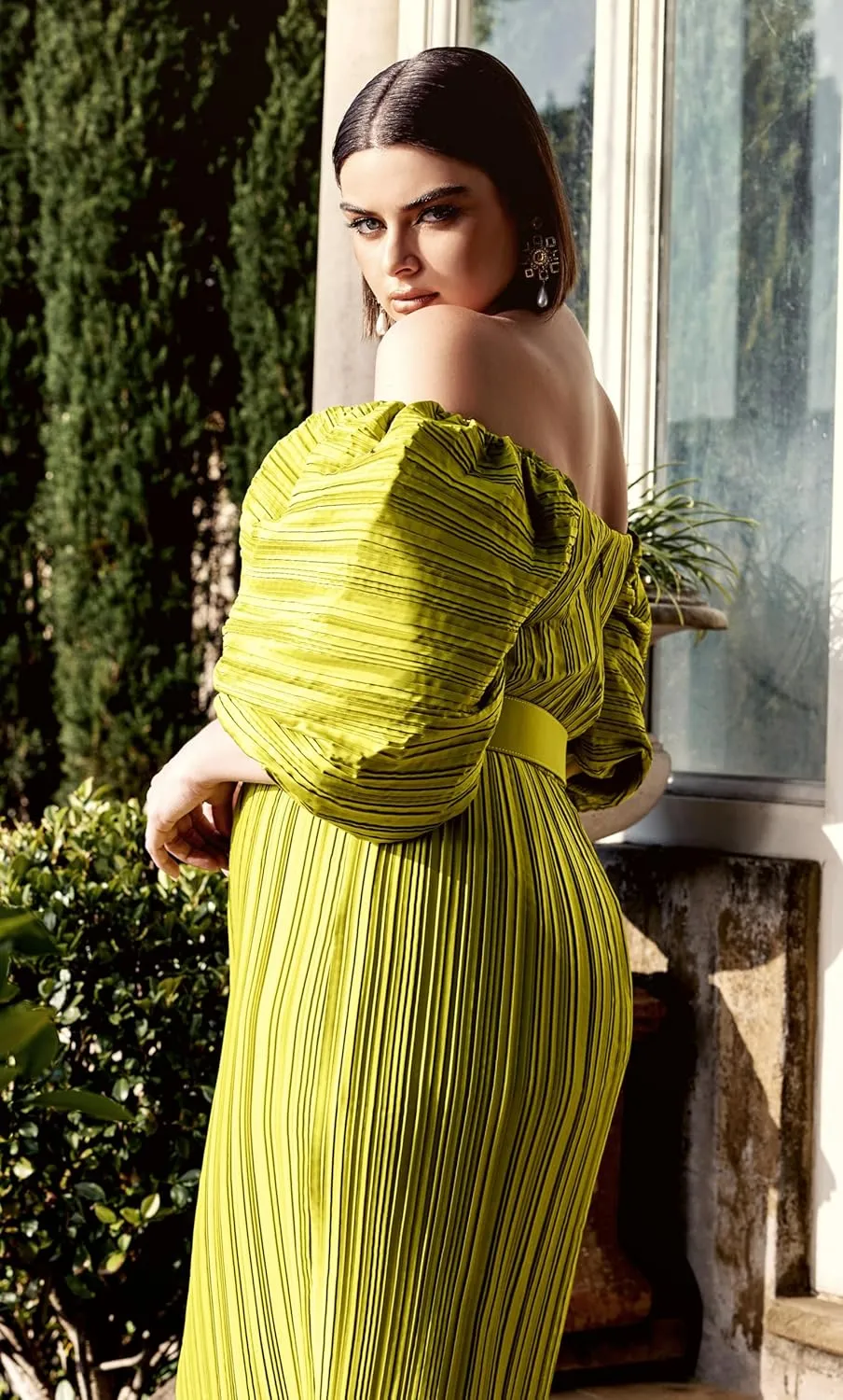 City Chic Women's Plus Size Dress - Krista Pleat