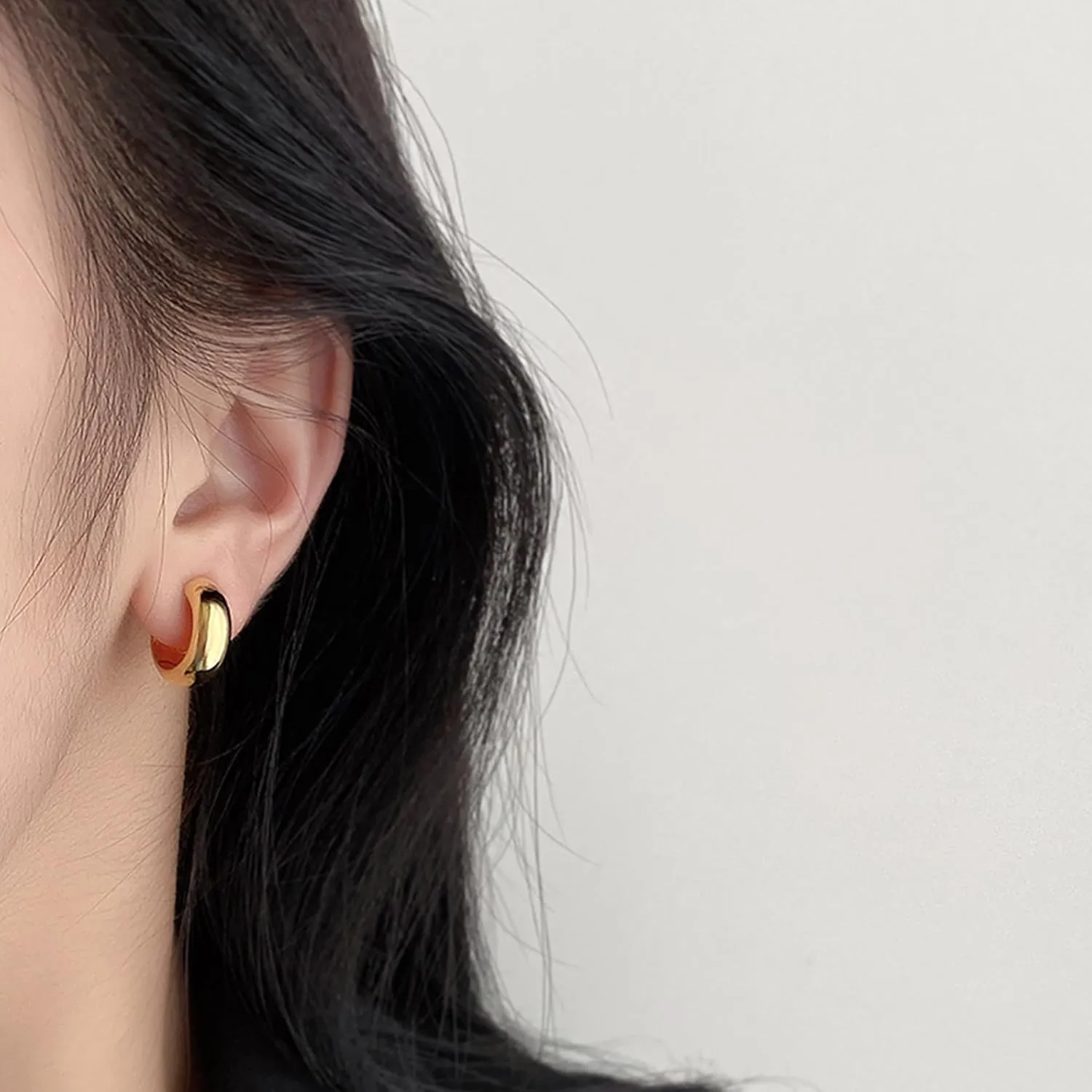 Claw Earrings 14K Gold Plated Cuff Earrings Hypoallergenic Wrap Ear Cuffs Earrings Half Hoop Stud Earrings Jewelry Gifts