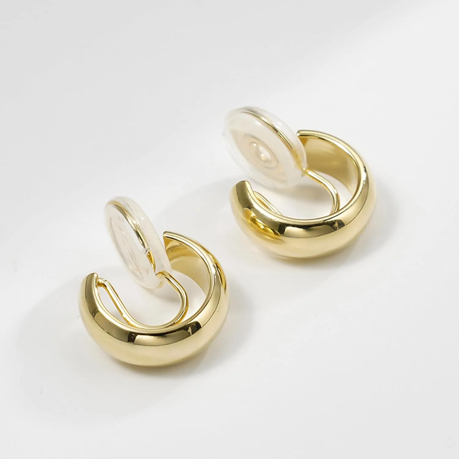 Claw Earrings 14K Gold Plated Cuff Earrings Hypoallergenic Wrap Ear Cuffs Earrings Half Hoop Stud Earrings Jewelry Gifts