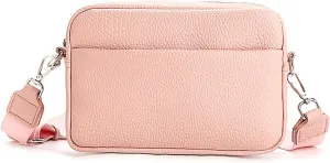Crossbody Bags for Women,Quilted Crossbody Bag,Trendy Design Shoulder Purse Satchel Handbags with Wide Guitar Stra