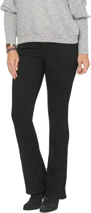 Democracy Women's Petite Plus Size Ab Solution Itty Bitty Boot Jean