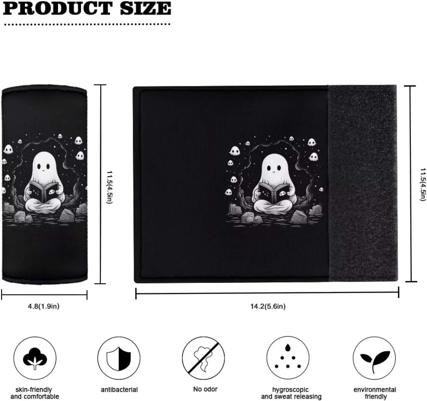 DISNIMO Abstract Groovy Flower 2 Pieces Travel Accessories Set,Personalized Luggage Handle Covers for Suitcase Women Girls Suitcase Grip Gloves Luggage Makers Covers Wraps