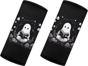 DISNIMO Abstract Groovy Flower 2 Pieces Travel Accessories Set,Personalized Luggage Handle Covers for Suitcase Women Girls Suitcase Grip Gloves Luggage Makers Covers Wraps