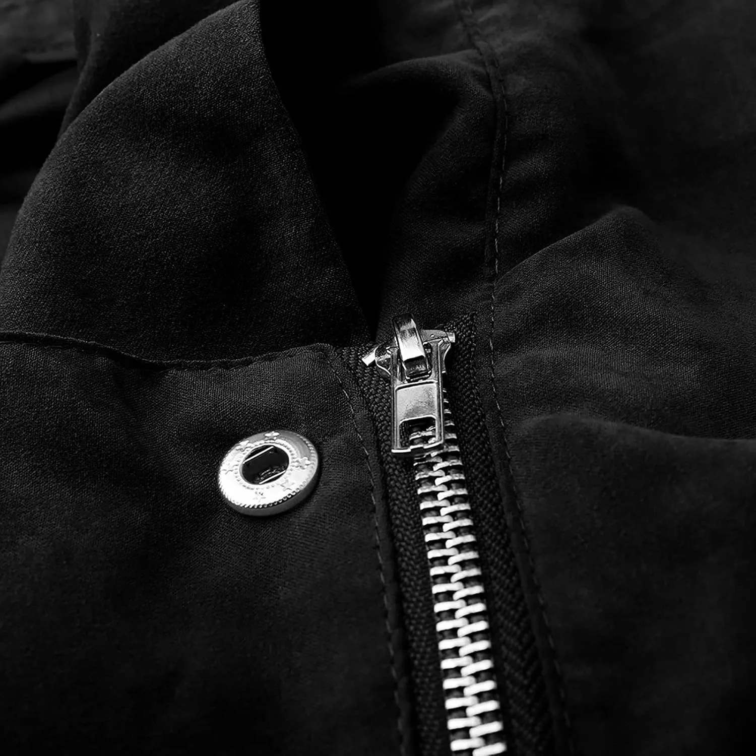 Faux Leather Jackets for Women 2023 Fall Fashion Suede Cropped Jacket Lightweight Zip Up Motorcycle Jacket Tops