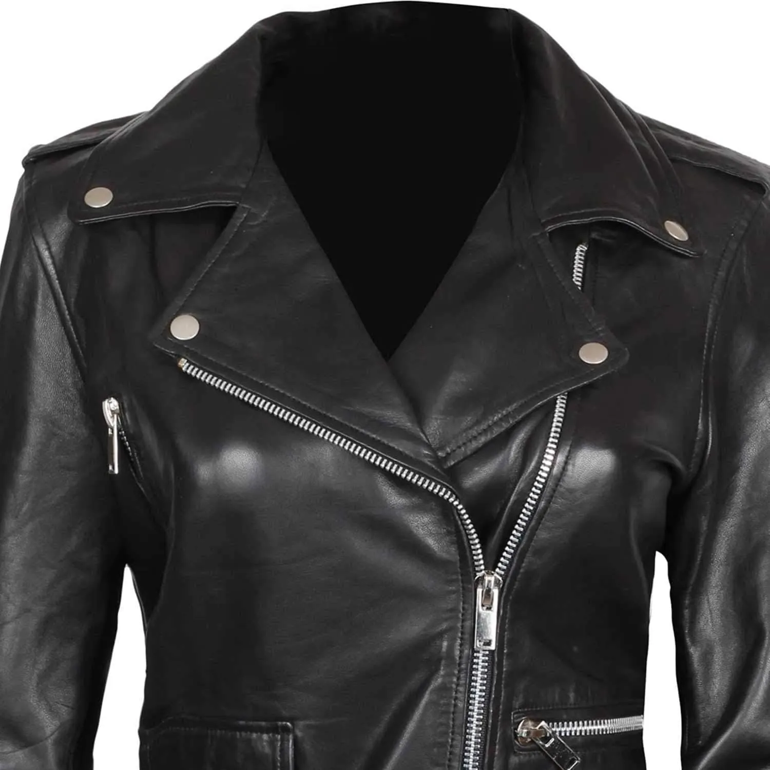 fjackets Leather Jackets For Women Real Lambskin Leather Outerwear Women Jackets