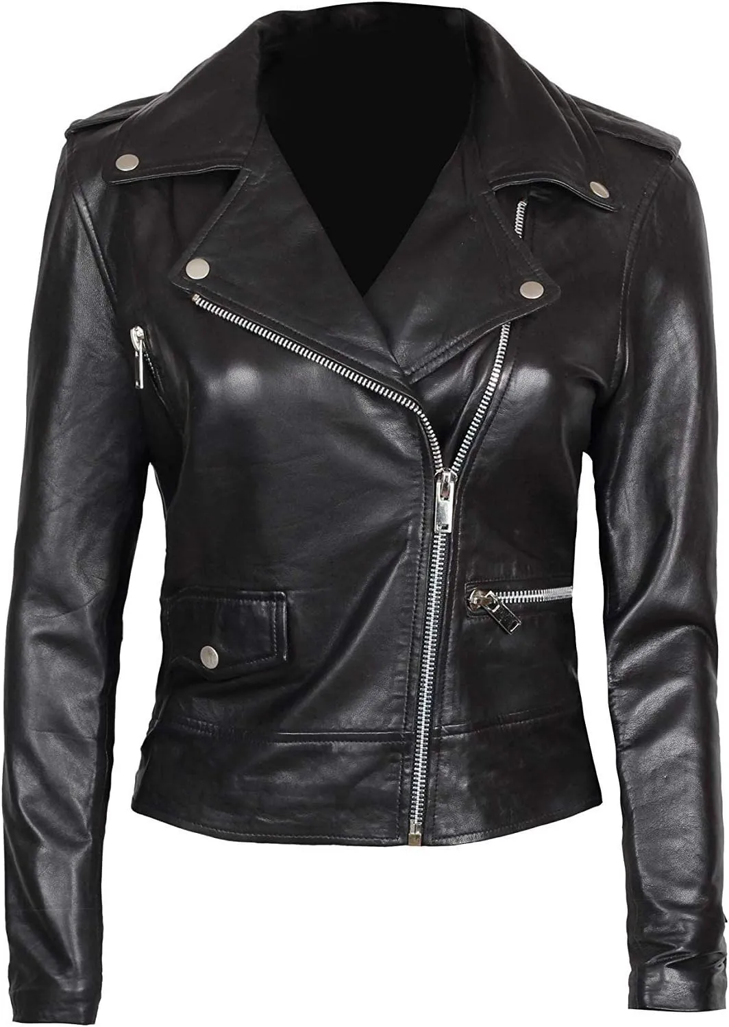 fjackets Leather Jackets For Women Real Lambskin Leather Outerwear Women Jackets