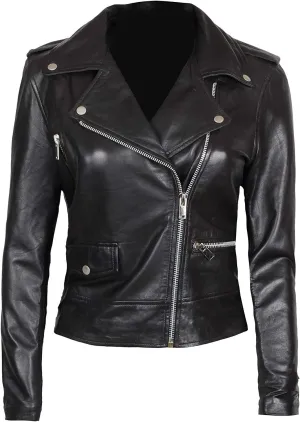 fjackets Leather Jackets For Women Real Lambskin Leather Outerwear Women Jackets