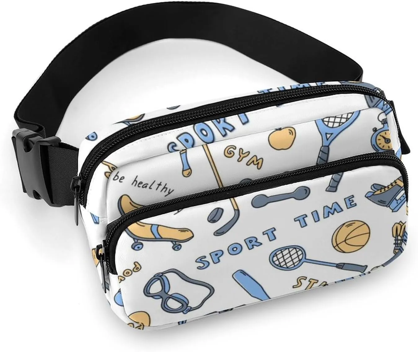 Funny Boxing Gloves Fanny Pack Belt Bag with Adjustable Strap Sports Tools Waist Packs Small Pouch Crossbody Bags for Hiking Running Cycling Traveling