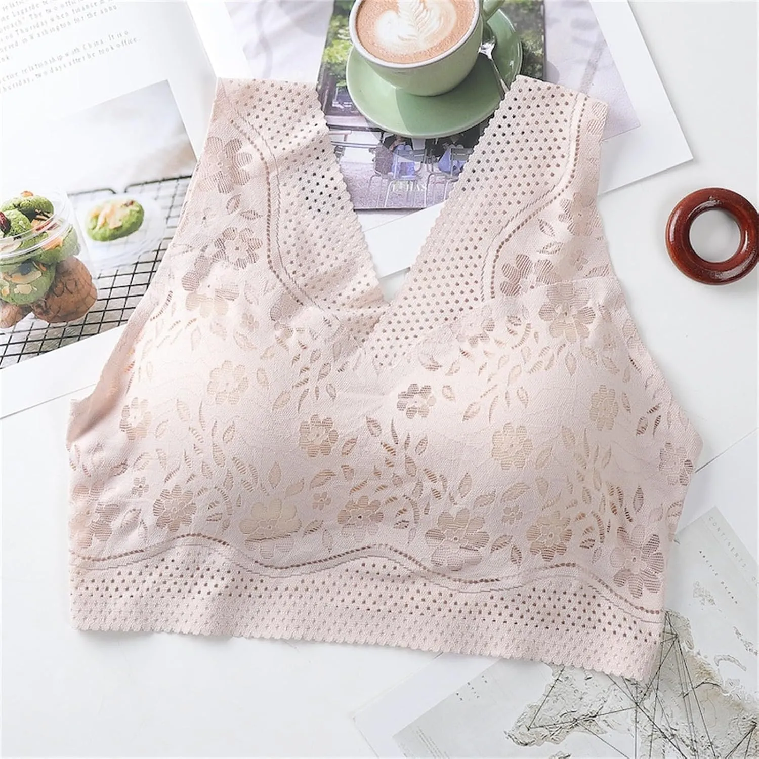 Hatmeo Women's Orthopedic Anti-Sagging Bra Hatmeo Bra for Senior Women Posture Correcting Bra Breathable Push up Bras