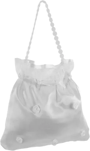 Homoyoyo Bridal Dolly Bag Wedding Bridesmaid Bag Clutch Purse Flower Handbag for Women