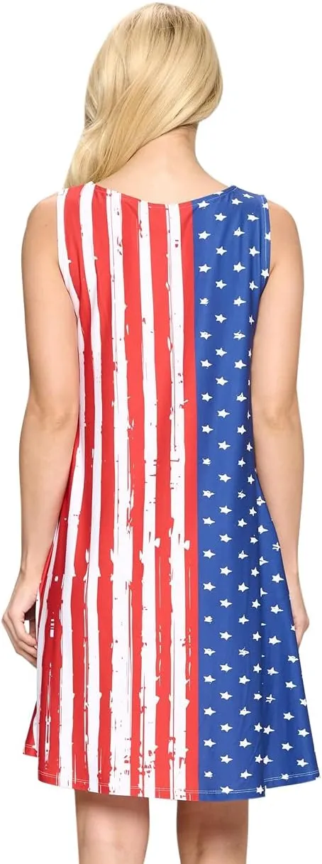ICONOFLASH Womens Casual Summer Dresses with Pockets Short Sleeves Floral Print