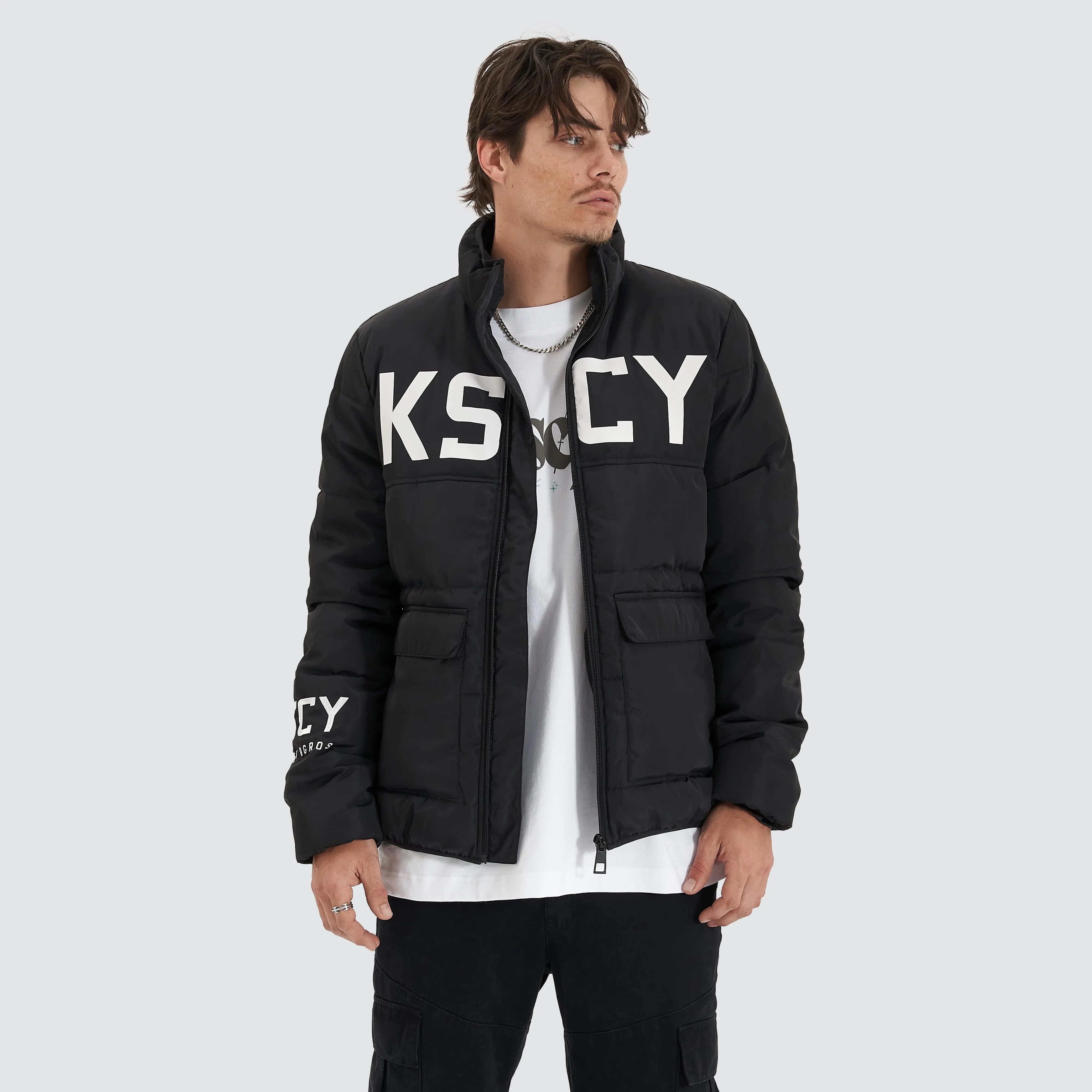 Infinity Puffer Jacket Black